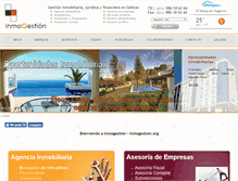 Tablet Screenshot of inmogestion.org